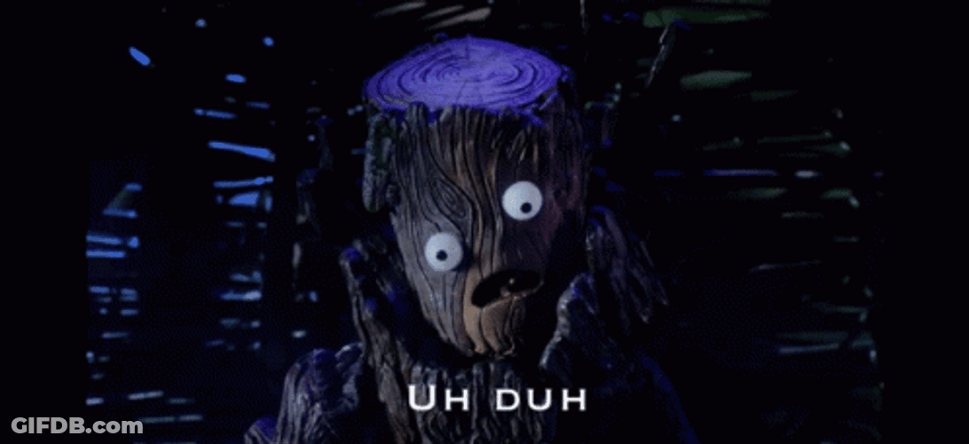 Duh Wood Man GIF