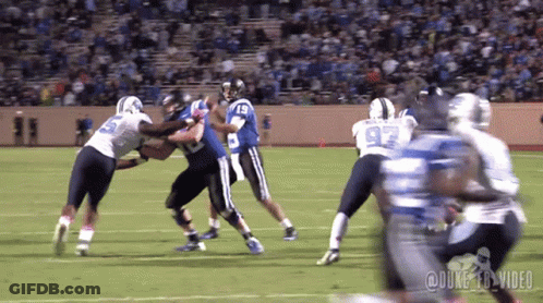 Duke Duke Football GIF