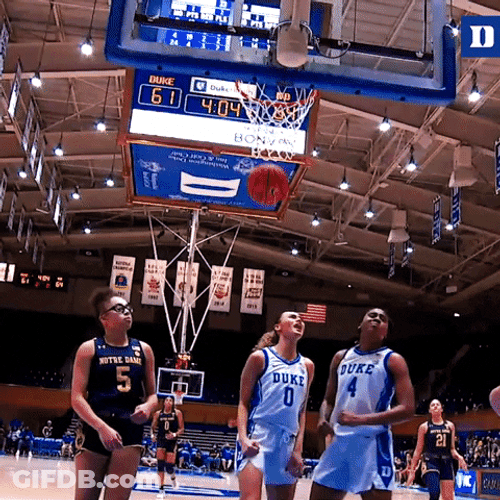 Duke Player Balogun Flexing GIF