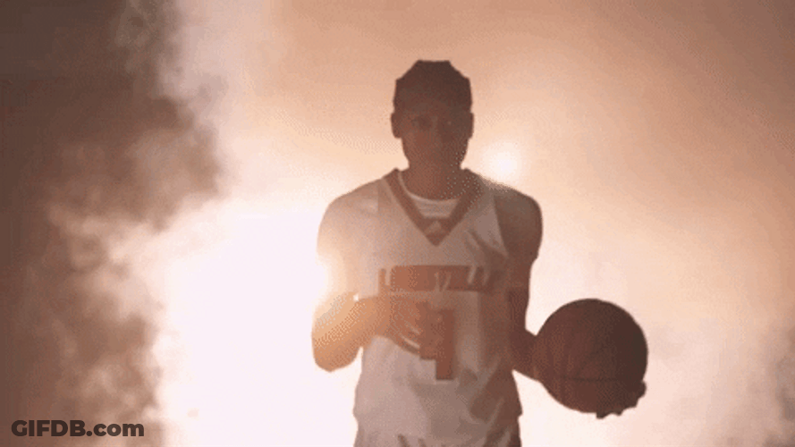 Duke Player Balogun Passing Ball GIF