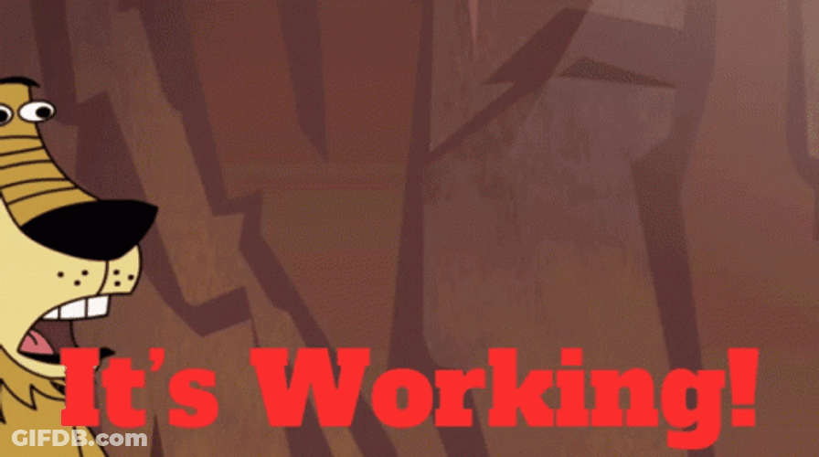 Dukey Pointing Out Its Working GIF