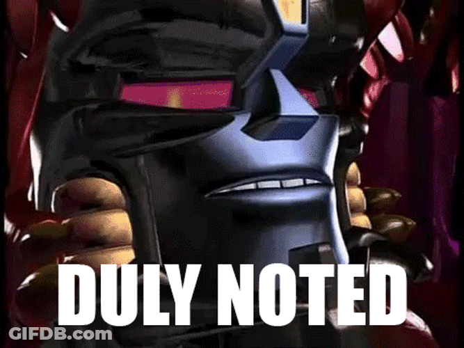 Duly Noted And Ignored GIF