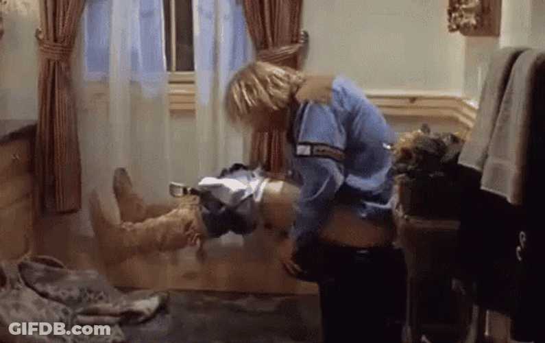 Dumb And Dumber Bathroom Shaking GIF