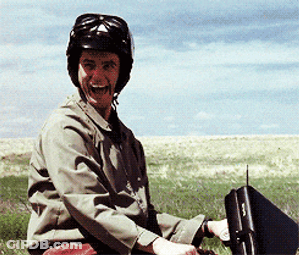 Dumb And Dumber Scene High Five Scooter GIF