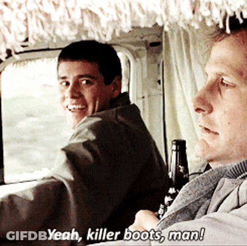 Dumb And Killer Boots Dumber Scooter GIF