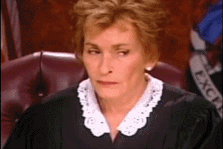 Dumb Judy Sheindlin Head Ache GIF