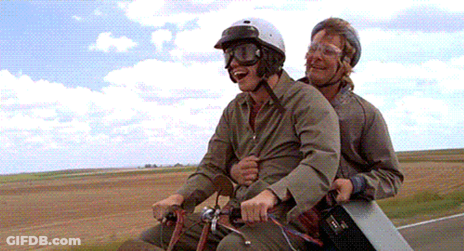 Dumb Scooter Free Hand Ride And Dumber GIF