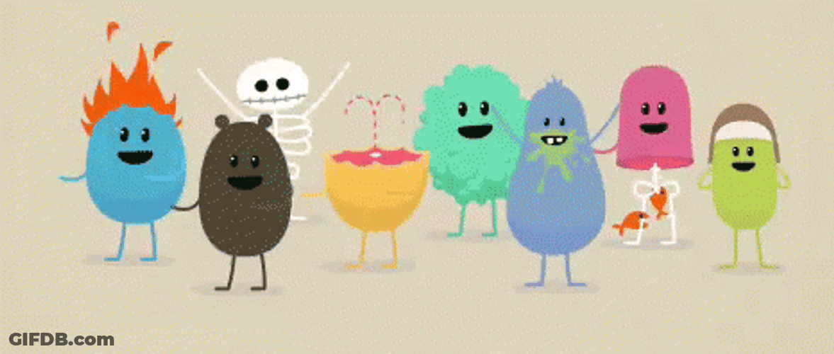 Dumb Ways To Die Characters Dancing GIF