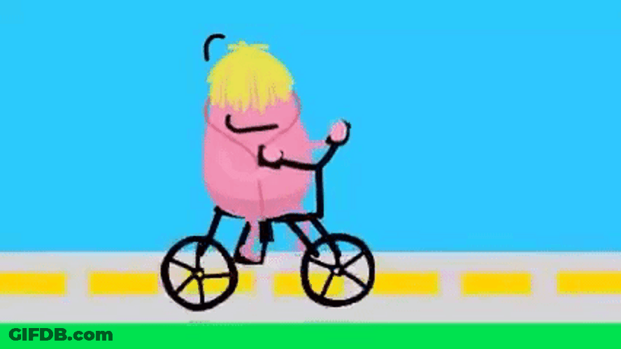 Dumb Ways To Die Cycling Around GIF