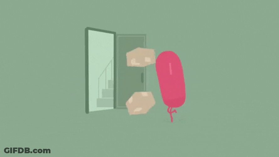 Dumb Ways To Die Getting Bombarded With Boxes GIF