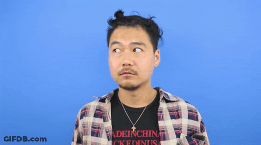Dumbfoundead Looking Around And Disappear GIF