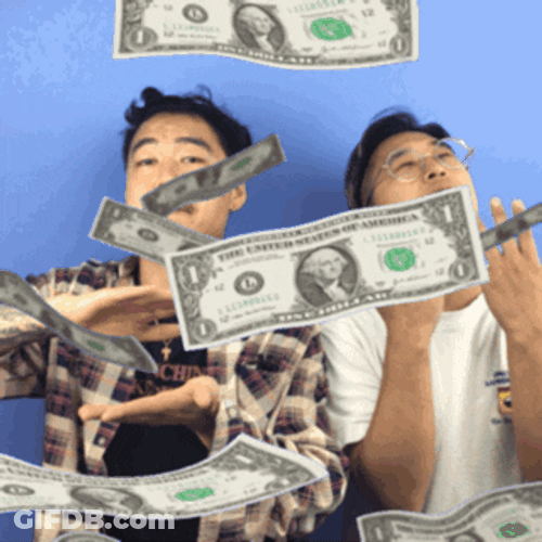 Dumbfoundead Making It Rain Money GIF