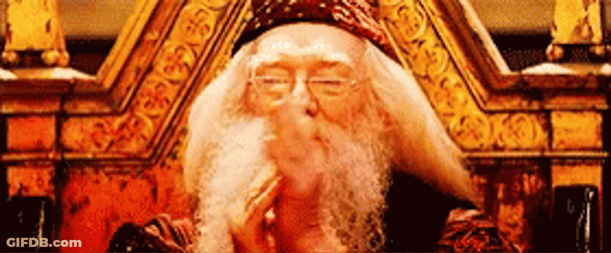 Dumbledore Clapping His Hands GIF