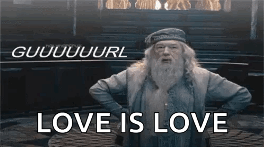 Dumbledore Love Is Love GIF