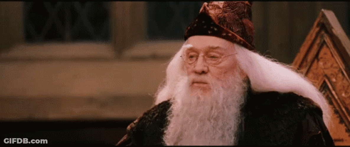 Dumbledore Shake His Head GIF