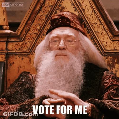 Dumbledore Vote For Me GIF