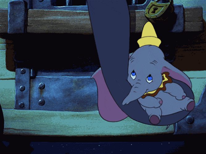Dumbo Elephant Swinging GIF