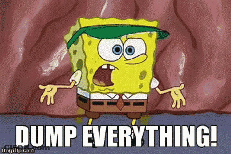 Dump Spongebob GIF