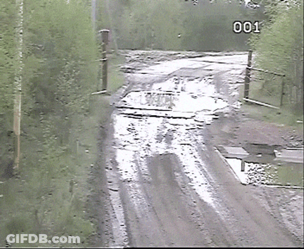 Dump Truck Flame On Fire GIF