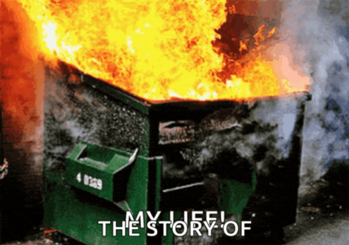 Dumpster Fire Meme GIF