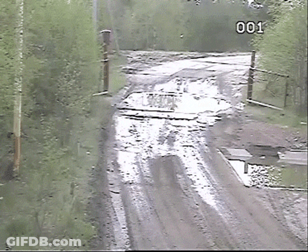 Dumpster Truck On Fire GIF