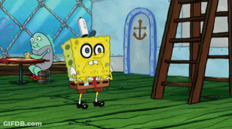 Dun Dun Dun SpongeBob's Surprising Moment GIF