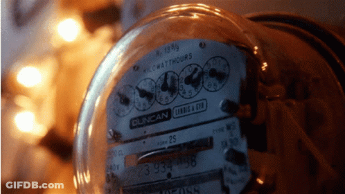 Duncan Kilowatt Hour Meter Close Up GIF