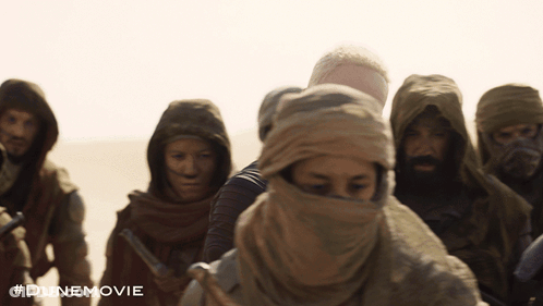 Dune #DuneMovie Walking In Desert GIF