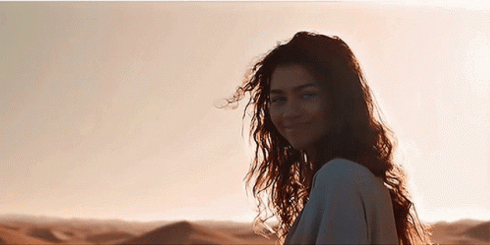 Dune Shining Zendaya GIF