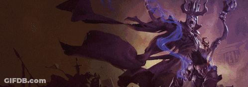 Dungeon Master Game Poster With 20-Sided Dice GIF
