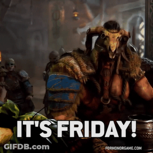 Dungeons And Dragons Characters Celebrating Its Friday Meme GIF