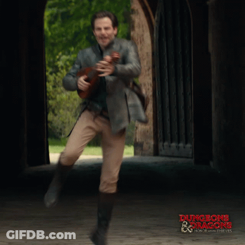 Dungeons & Dragons Man Running GIF