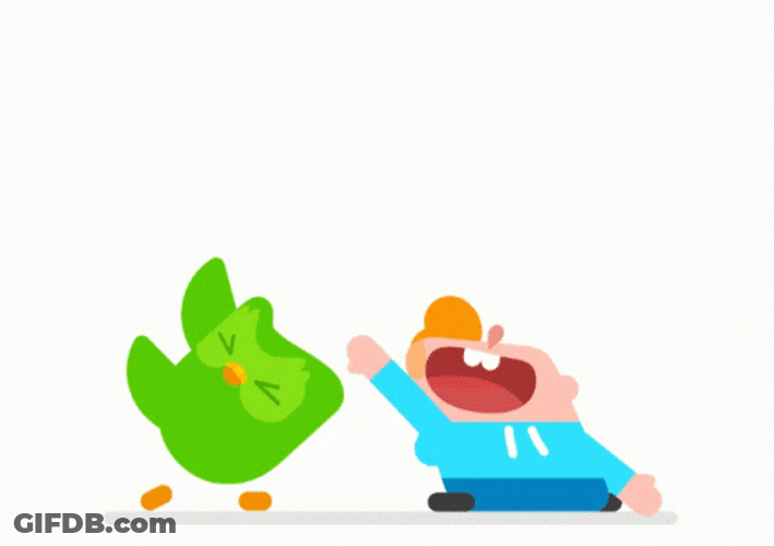 Duolingo And Junior Rock GIF