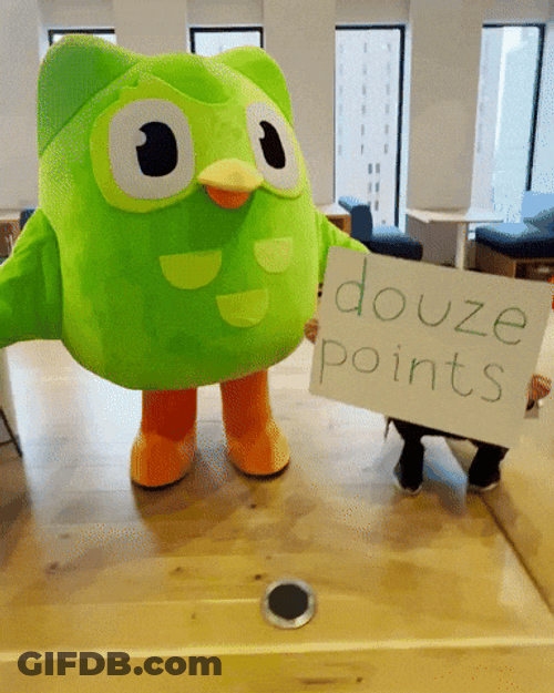 Duolingo Douze Points GIF