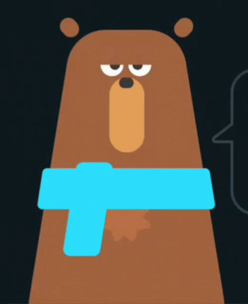 Duolingo Meme Bear Bored GIF