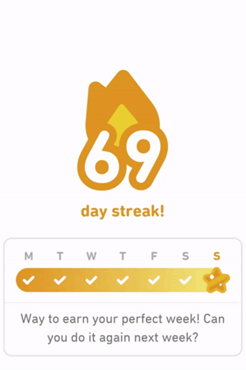 Duolingo Meme Day Streak GIF