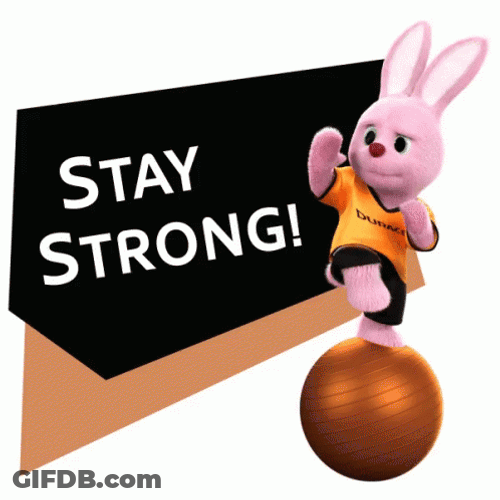 Duracell Energizer Bunny Battery Stay Strong GIF