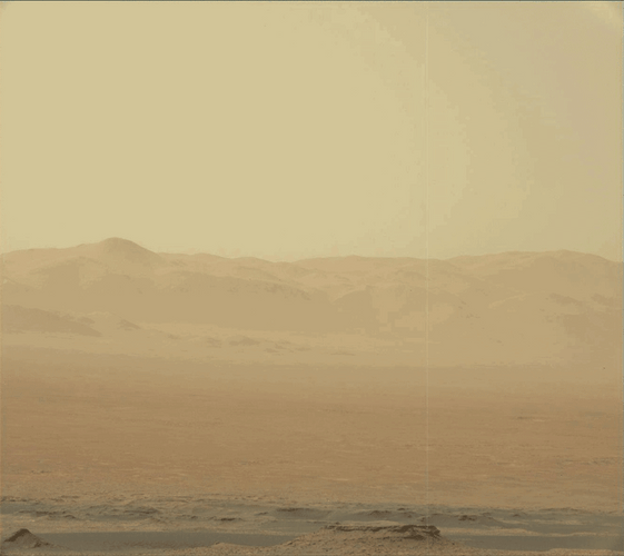 Dust Storm Low Visibility Foggy Mountain GIF