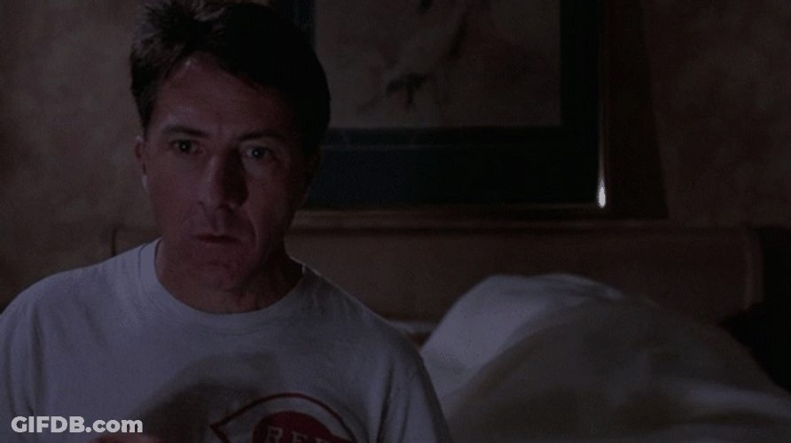 Dustin Hoffman Rain Man Thinking GIF