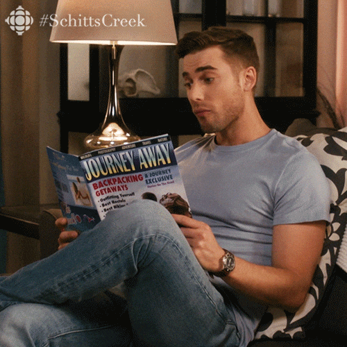 Dustin Miligan Reading Whaaaa Reaction GIF
