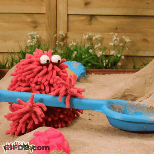 Dusty And Mop Digging GIF