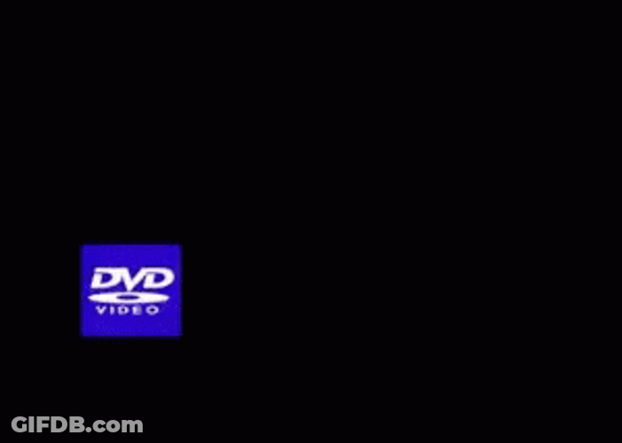 Dvd Logo Running Around GIF