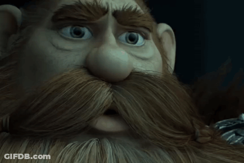Dwarf With You're As Beautiful Text GIF