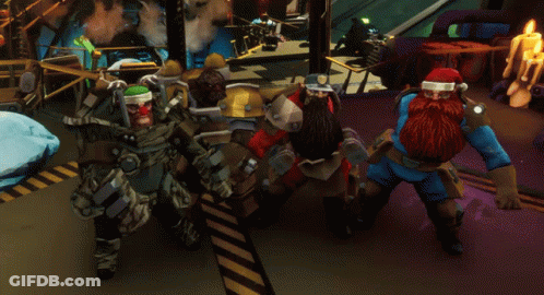 Dwarves Standing In Room GIF