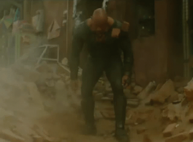 Dwayne Johnson  As DC Comics Superhero Teth Black Adam GIF