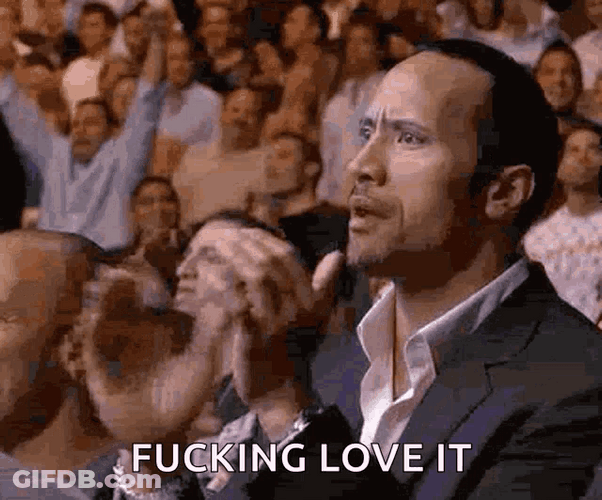 Dwayne Johnson Clapping Slow GIF