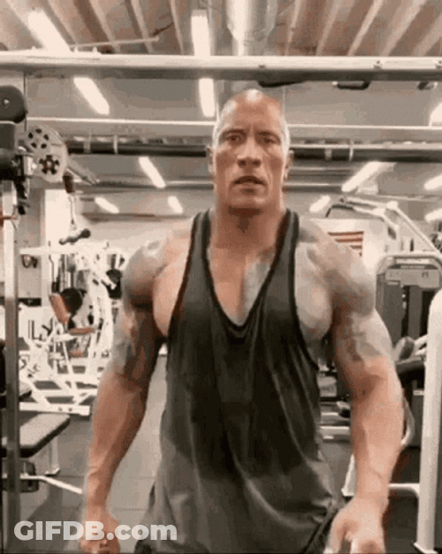 Dwayne Johnson Four GIF