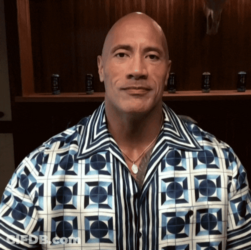 Dwayne Johnson Funny Salute GIF
