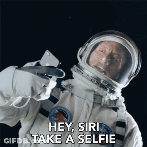 Dwayne Johnson Hey Siri Take A Selfie GIF
