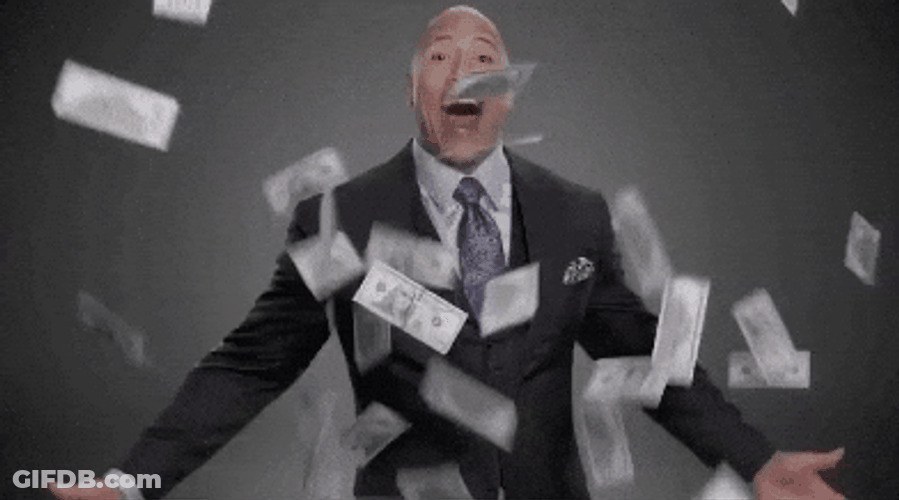 Dwayne Johnson I Want My Two Dollars GIF